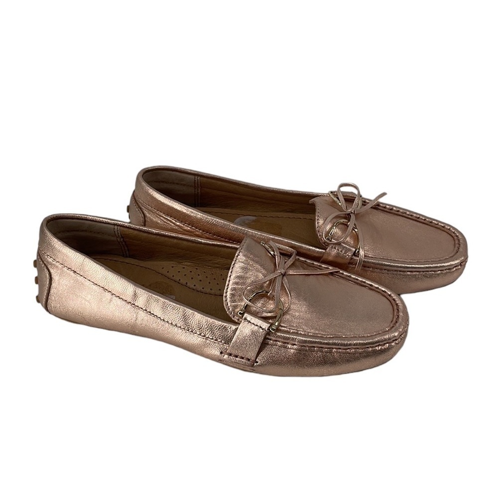 LAUREN Ralph Lauren
Briley Leather Loafer driving shoe stirrup shaped hardware 7